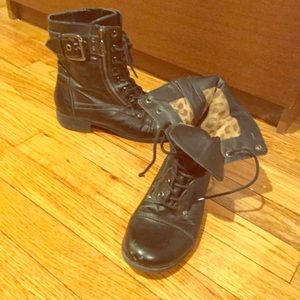 Guess combat boots